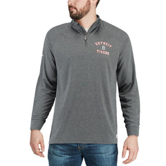 Detroit Tigers Stitches Team Raglan Quarter-Zip Pullover Jacket | MLB Near me