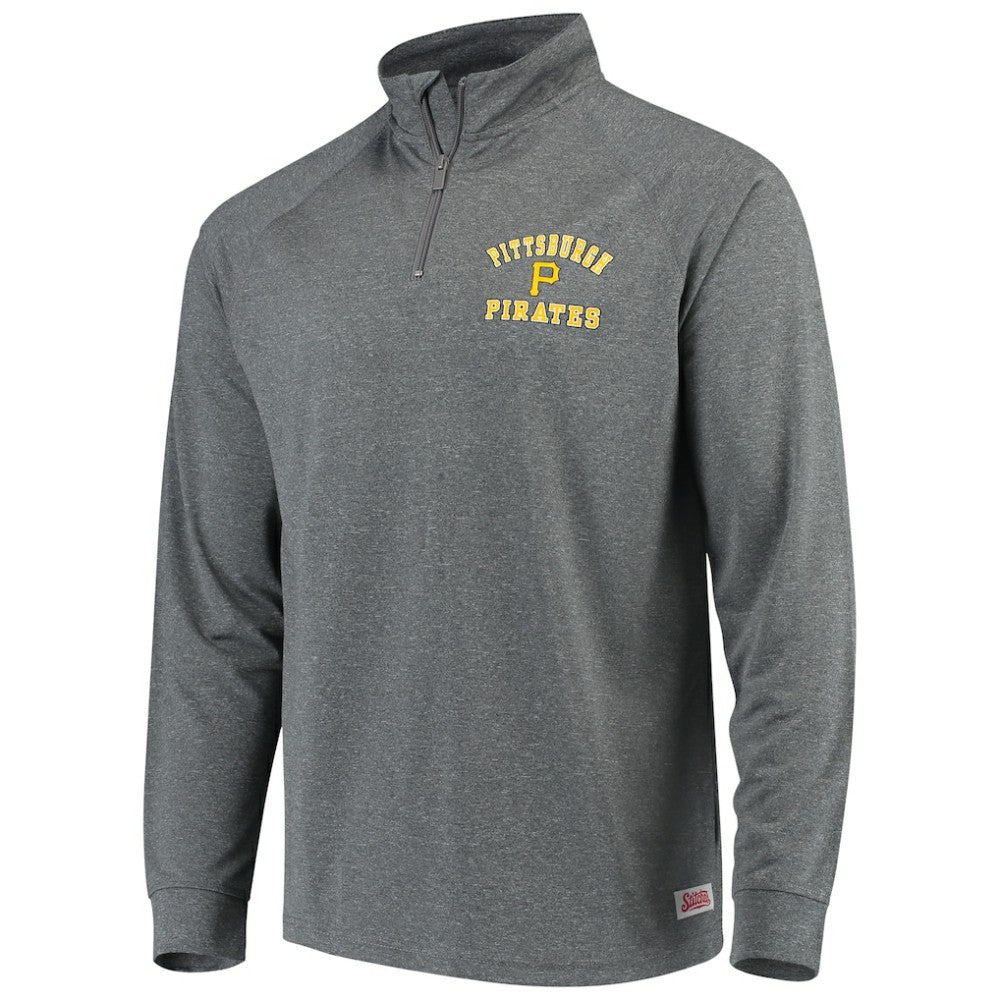 Pittsburgh Pirates Stitches Team Raglan Quarter-Zip Pullover Jacket | MLB New