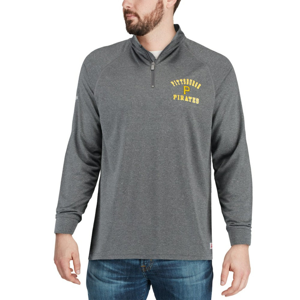 Pittsburgh Pirates Stitches Team Raglan Quarter-Zip Pullover Jacket | MLB New