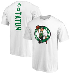 Jayson Tatum Boston Celtics Backer Name & Number T-Shirt New
