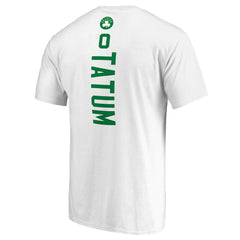 Jayson Tatum Boston Celtics Backer Name & Number T-Shirt New