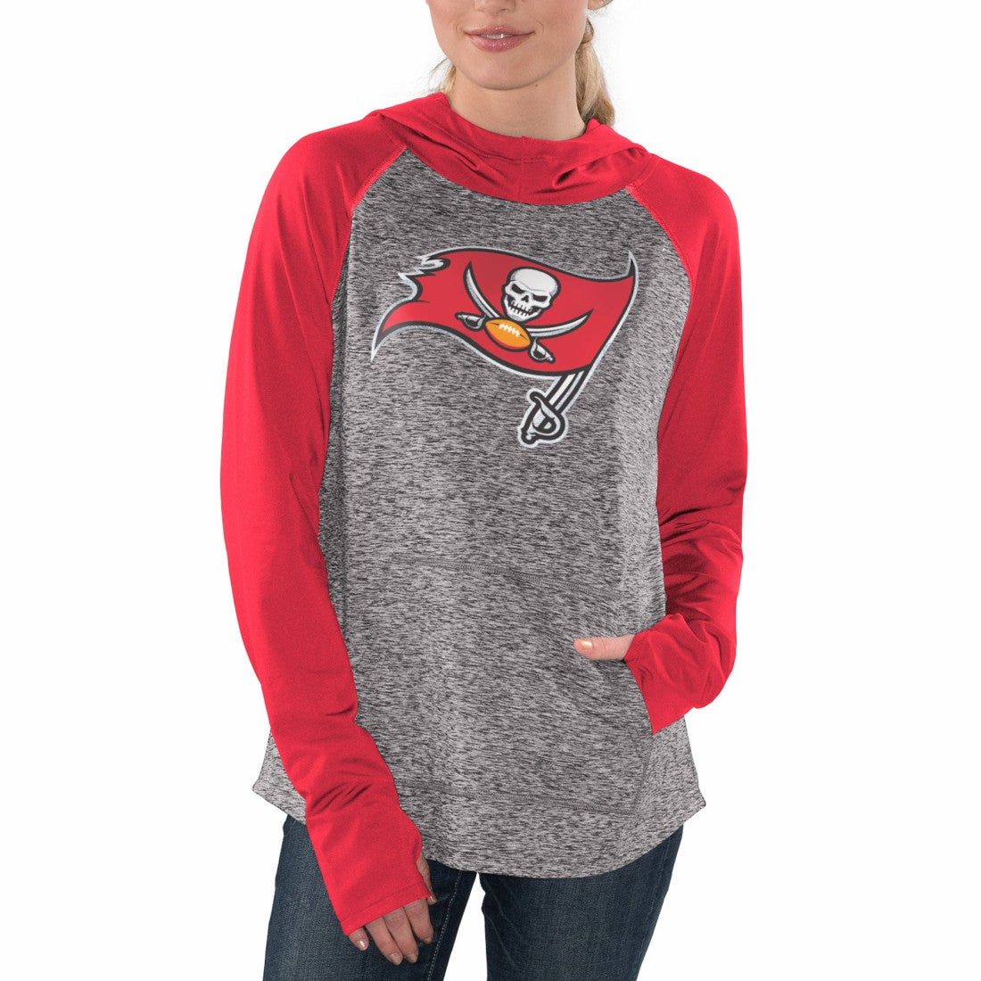 Tampa Bay Buccaneers Champion G-III 4Her by Carl Banks Women's ship Ring Pullover Hoodie