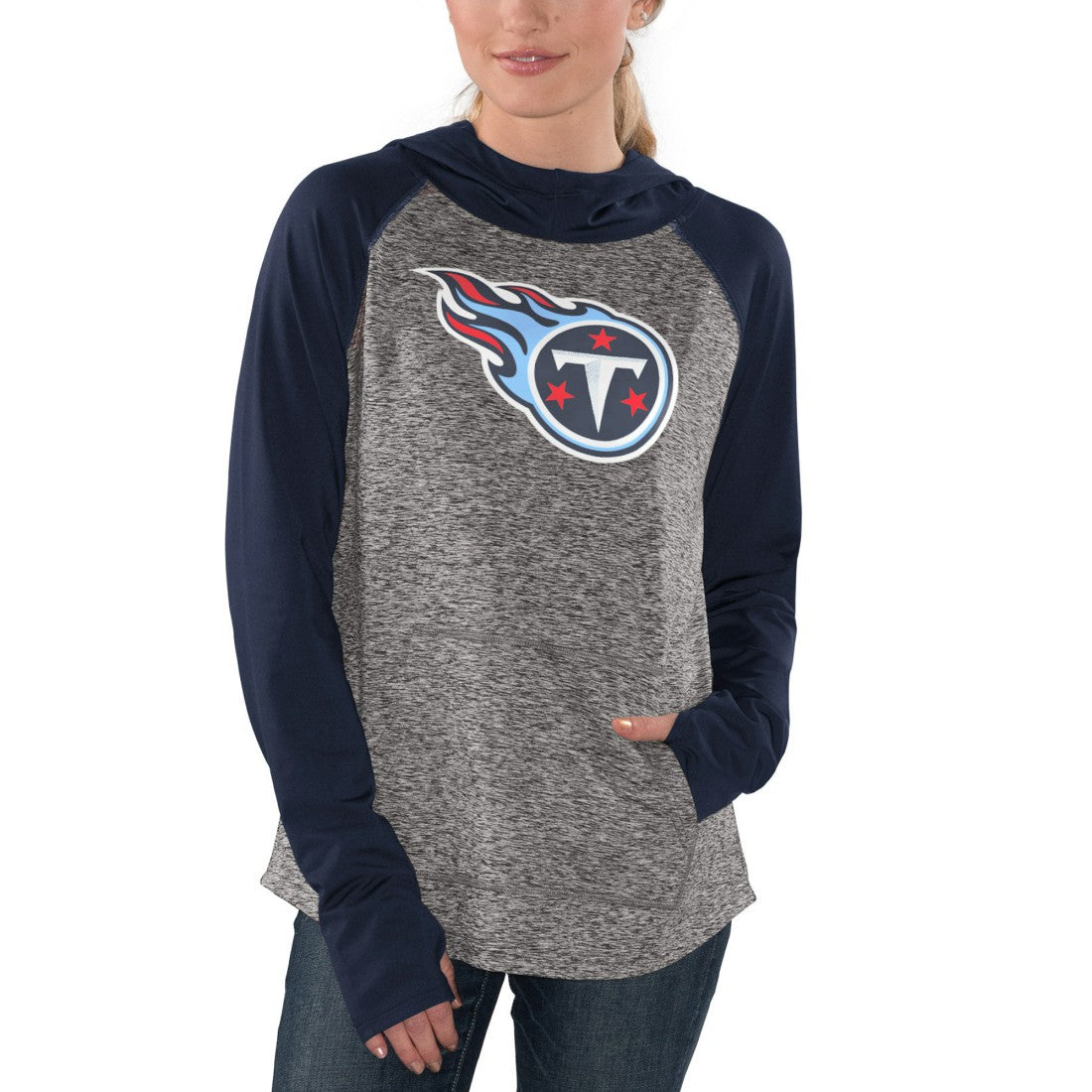 Tennessee Titans Champion G-III 4Her by Carl Banks Women's ship Ring Pullover Hoodie