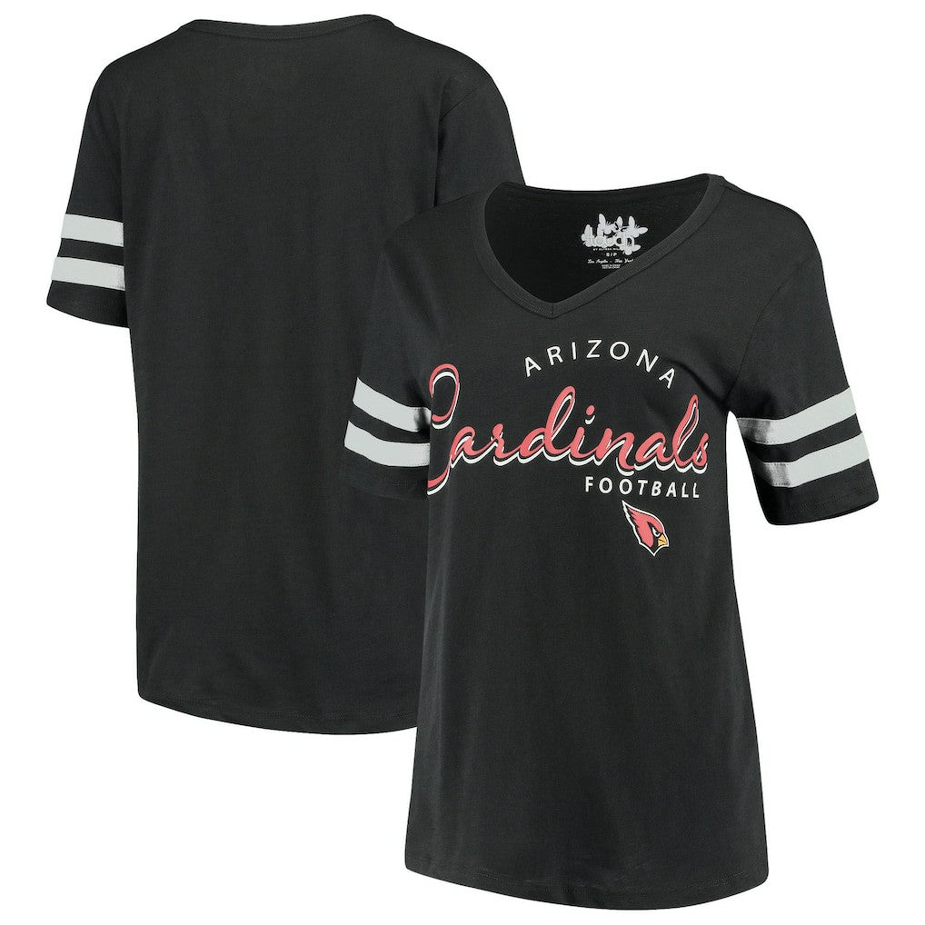 Arizona Cardinals  Touch Women's Triple Play V-Neck T-Shirt