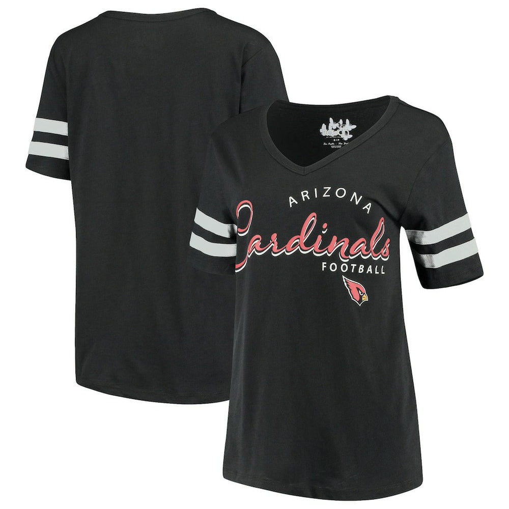 Arizona Cardinals  Touch Women's Triple Play V-Neck T-Shirt