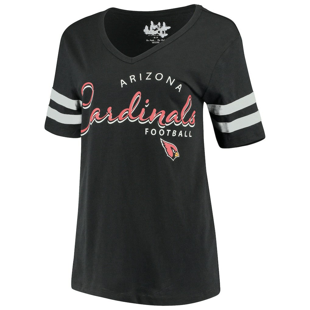Arizona Cardinals  Touch Women's Triple Play V-Neck T-Shirt