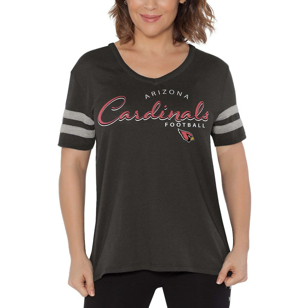 Arizona Cardinals  Touch Women's Triple Play V-Neck T-Shirt