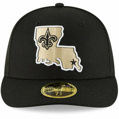New Orleans Saints New Era Alternate Logo Omaha Low Profile 59FIFTY Fitted Hat