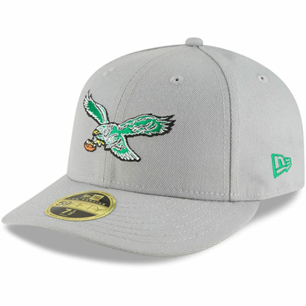 Philadelphia Eagles New Era Omaha Throwback Low Profile 59FIFTY Fitted Hat