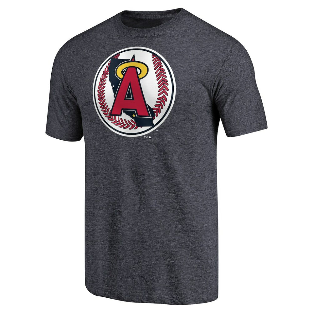 California Angels Cooperstown Collection Forbes Tri-Blend T-Shirt | MLB US