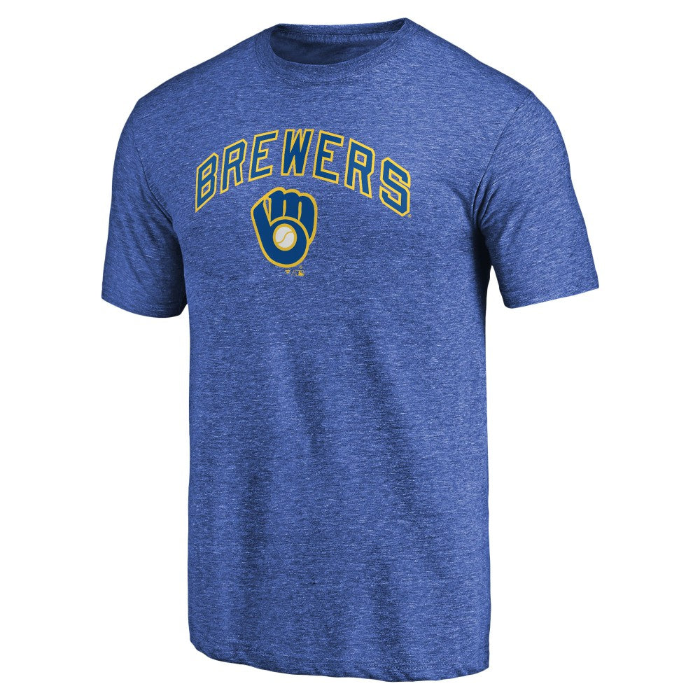 Milwaukee Brewers Vintage Cooperstown Collection Wahconah Tri-Blend T-Shirt | MLB Sale