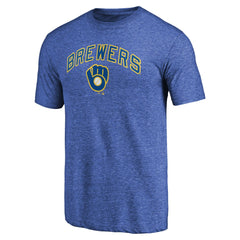 Milwaukee Brewers Vintage Cooperstown Collection Wahconah Tri-Blend T-Shirt | MLB Sale