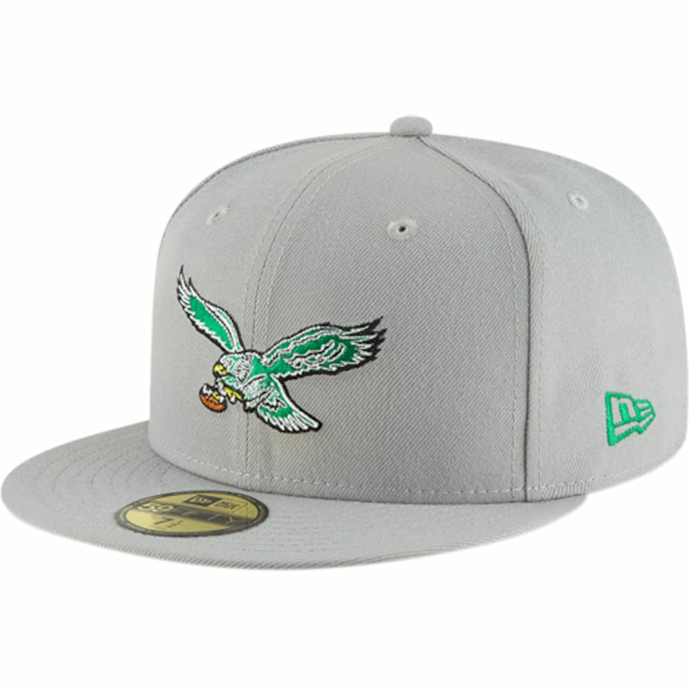 Philadelphia Eagles New Era Omaha Throwback 59FIFTY Fitted Hat