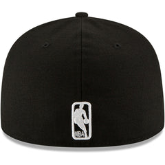 Miami Heat Black & White Logo 59FIFTY Fitted Hat Discount