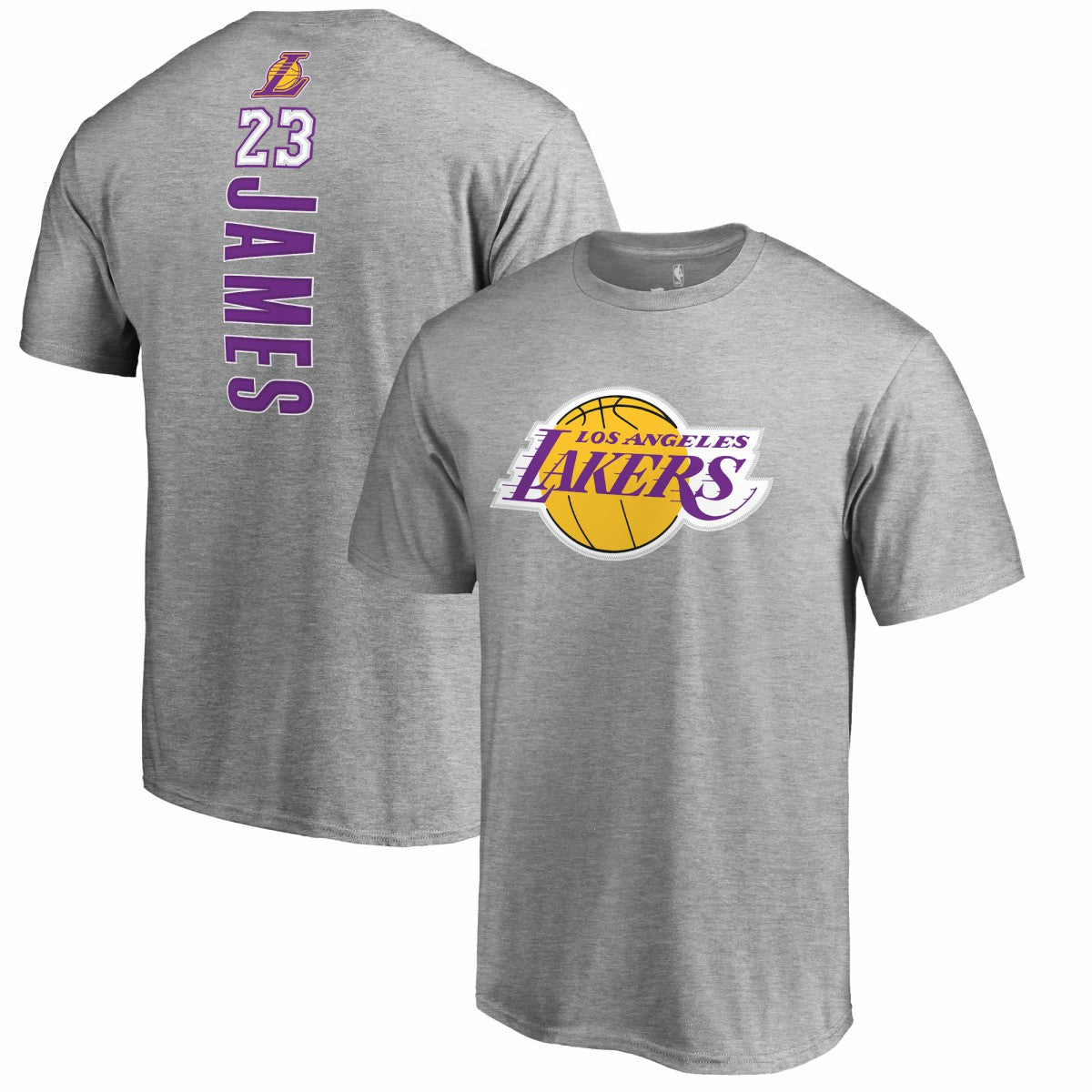 LeBron James Los Angeles Lakers Backer Name & Number T-Shirt On Sale