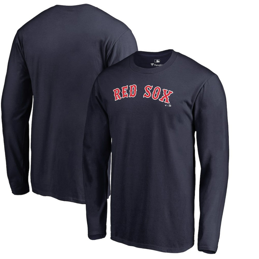 Boston Red Sox Team Wordmark Long Sleeve T-Shirt | MLB Sale