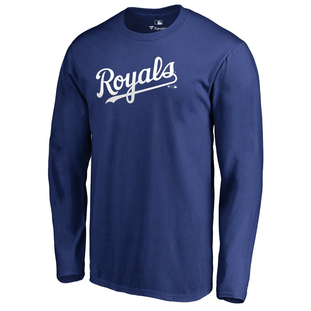 Kansas City Royals Team Wordmark Long Sleeve T-Shirt | MLB Outlet