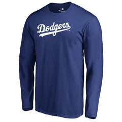 Los Angeles Dodgers Team Wordmark Long Sleeve T-Shirt | MLB For sale