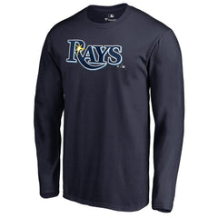 Tampa Bay Rays Team Wordmark Long Sleeve T-Shirt | MLB New
