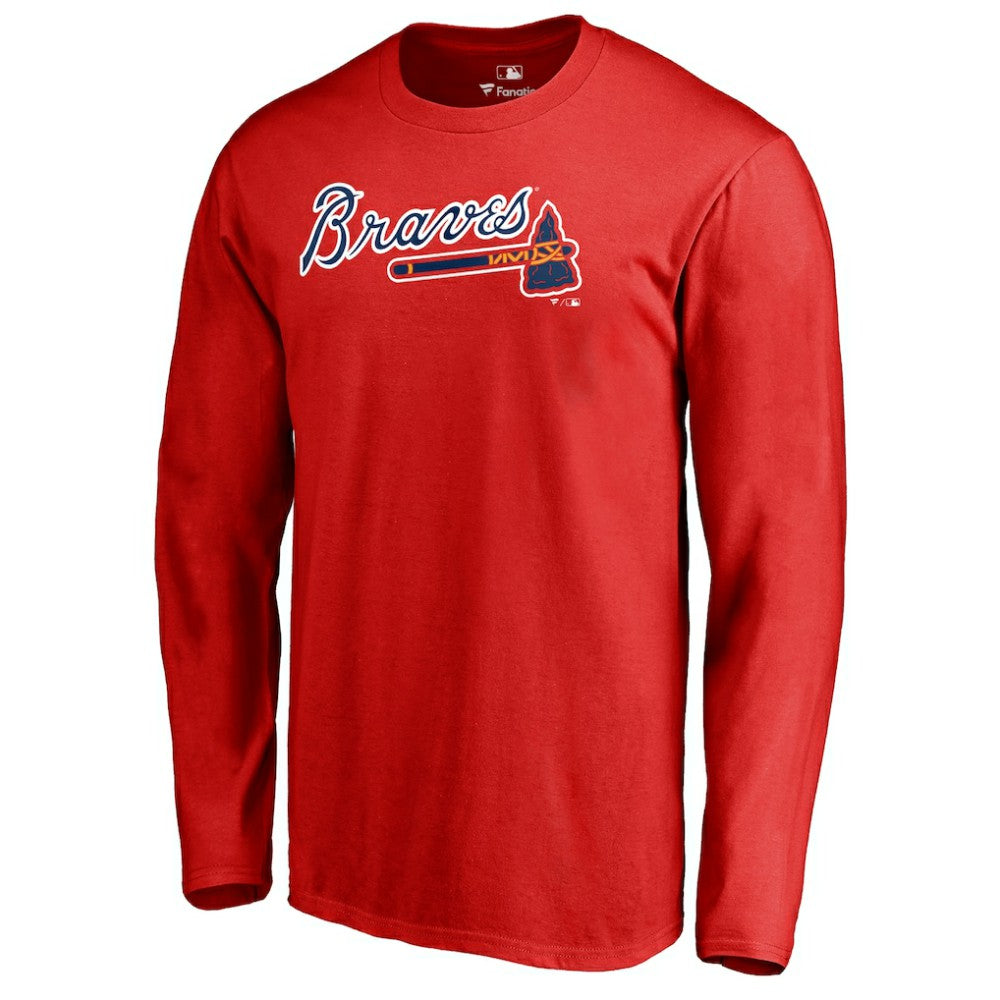 Atlanta Braves Team Wordmark Long Sleeve T-Shirt | MLB Shop
