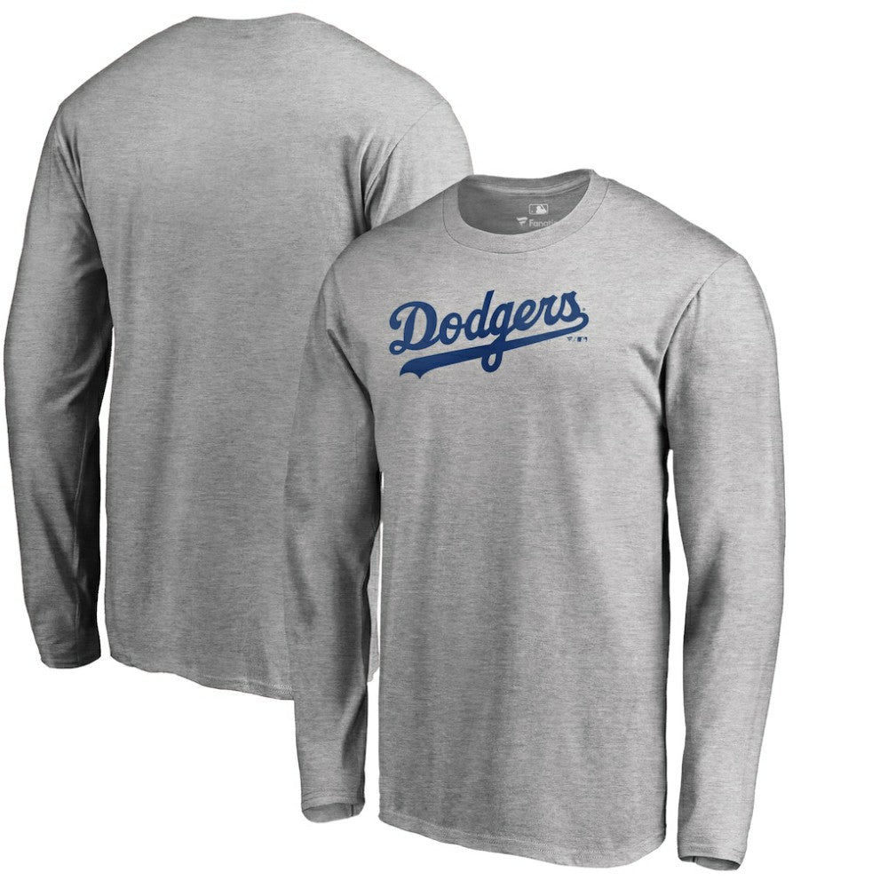 Los Angeles Dodgers Team Wordmark Long Sleeve T-Shirt | MLB Sale