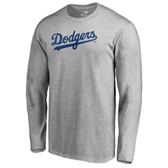 Los Angeles Dodgers Team Wordmark Long Sleeve T-Shirt | MLB Sale