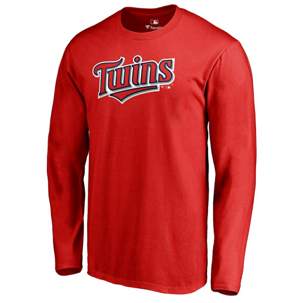 Minnesota Twins Team Wordmark Long Sleeve T-Shirt | MLB US