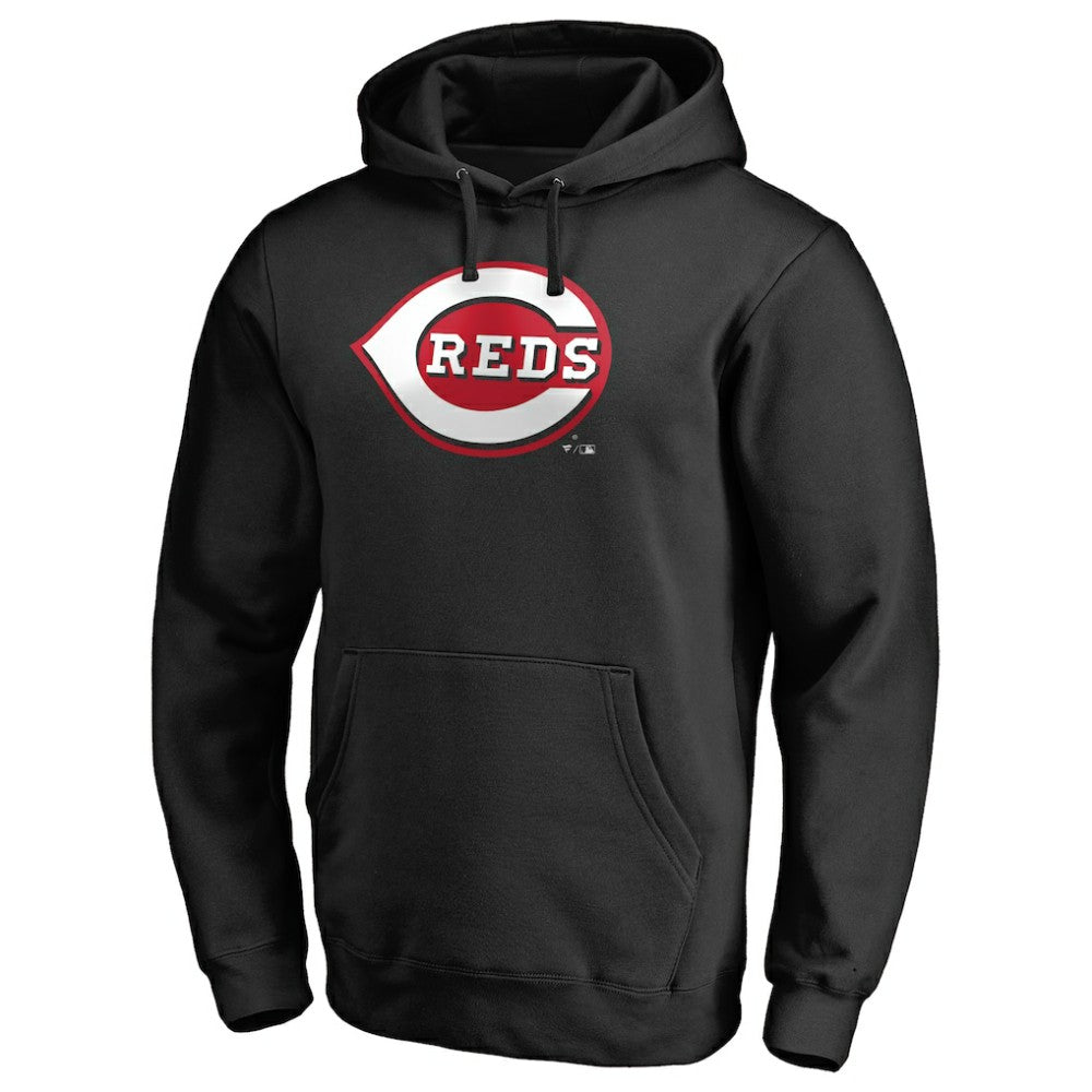 Cincinnati Reds Official Wordmark Fitted Pullover Hoodie | MLB Shop