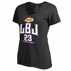 LeBron James Los Angeles Lakers Women's Hometown Collection LBJ V-Neck T-Shirt Online