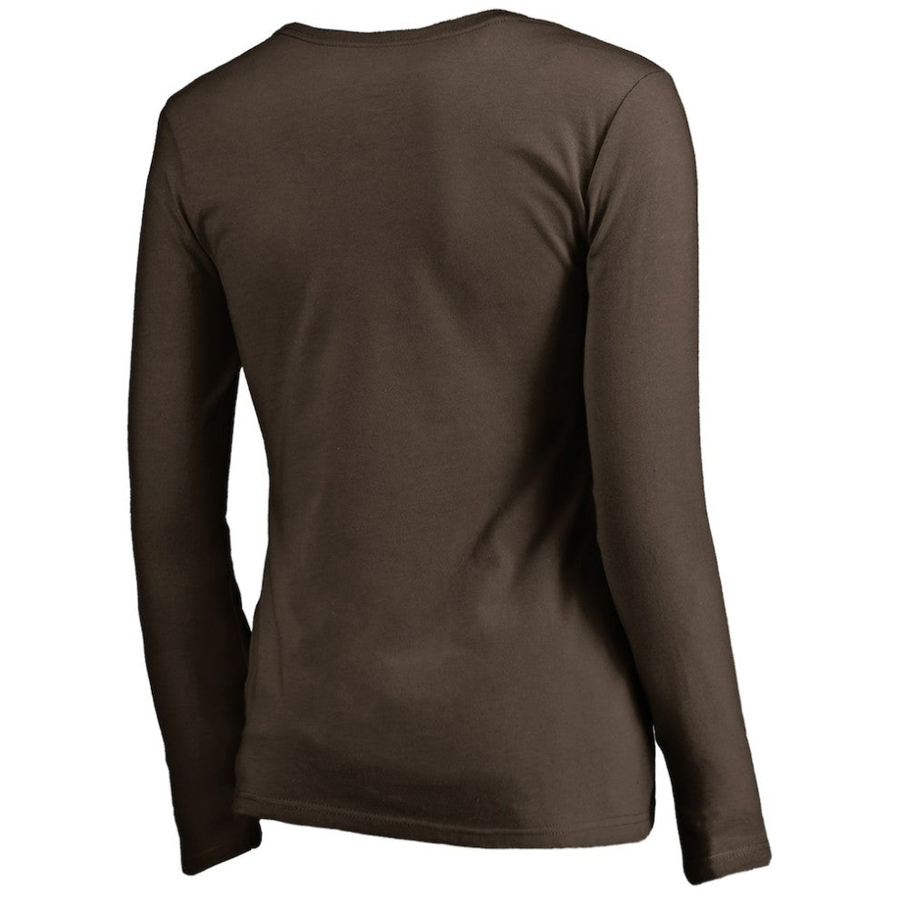 San Diego Padres Women's Cooperstown Collection Forbes Long Sleeve V-Neck T-Shirt | MLB Outlet