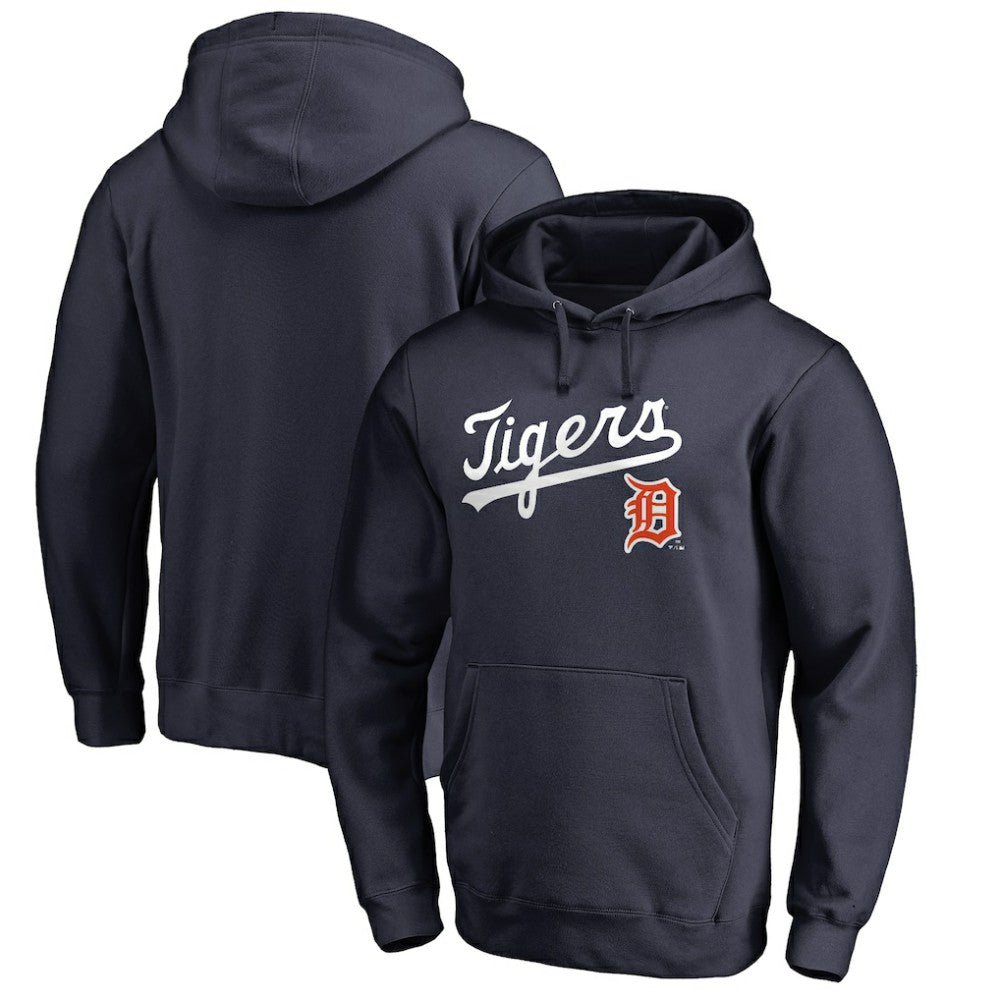 Detroit Tigers Vintage Cooperstown Collection Wahconah Fitted Pullover Hoodie | MLB Discount