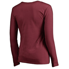 Philadelphia Phillies Women's Cooperstown Collection Slider Long Sleeve V-Neck T-Shirt | MLB Shop