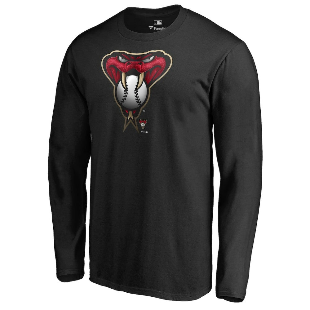 Arizona Diamondbacks Midnight Mascot Long Sleeve T-Shirt | MLB New