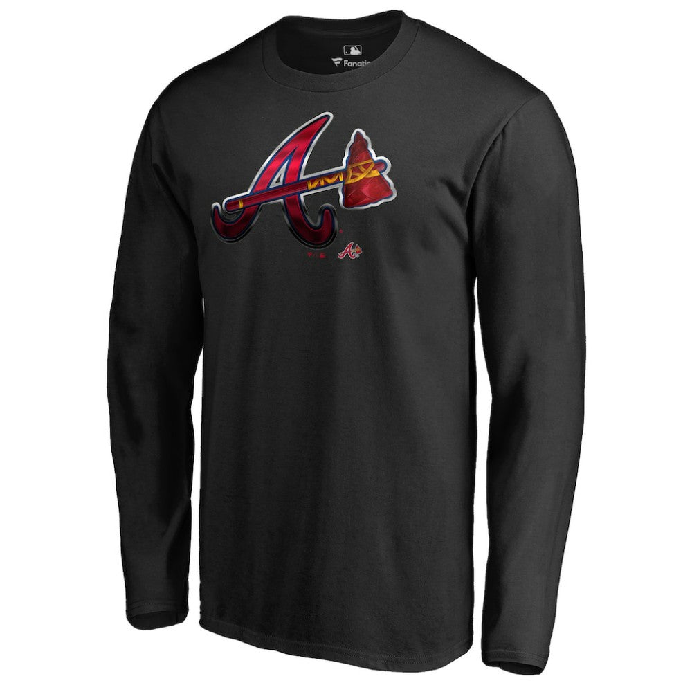 Atlanta Braves Midnight Mascot Long Sleeve T-Shirt | MLB Shop