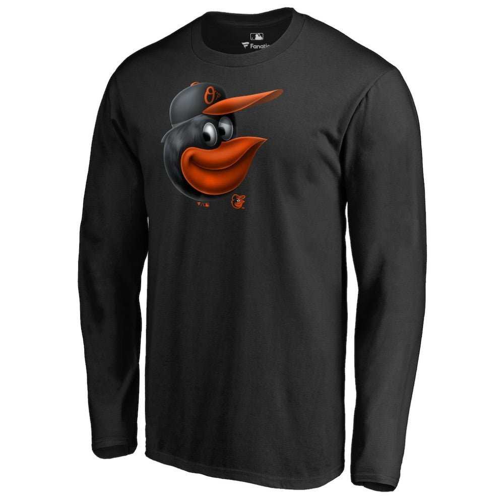 Baltimore Orioles Midnight Mascot Long Sleeve T-Shirt | MLB Shop