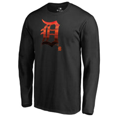 Detroit Tigers Midnight Mascot Long Sleeve T-Shirt | MLB Sale