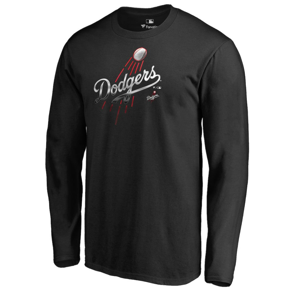 Los Angeles Dodgers Midnight Mascot Long Sleeve T-Shirt | MLB For sale