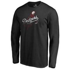 Los Angeles Dodgers Midnight Mascot Long Sleeve T-Shirt | MLB For sale