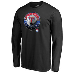 Texas Rangers Midnight Mascot Long Sleeve T-Shirt | MLB On Sale