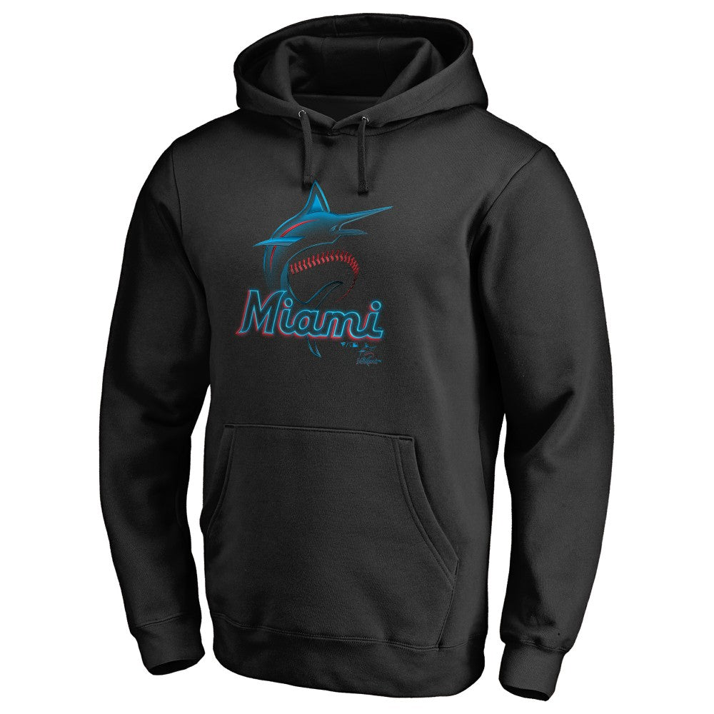 Miami Marlins Midnight Mascot Pullover Hoodie | MLB For sale