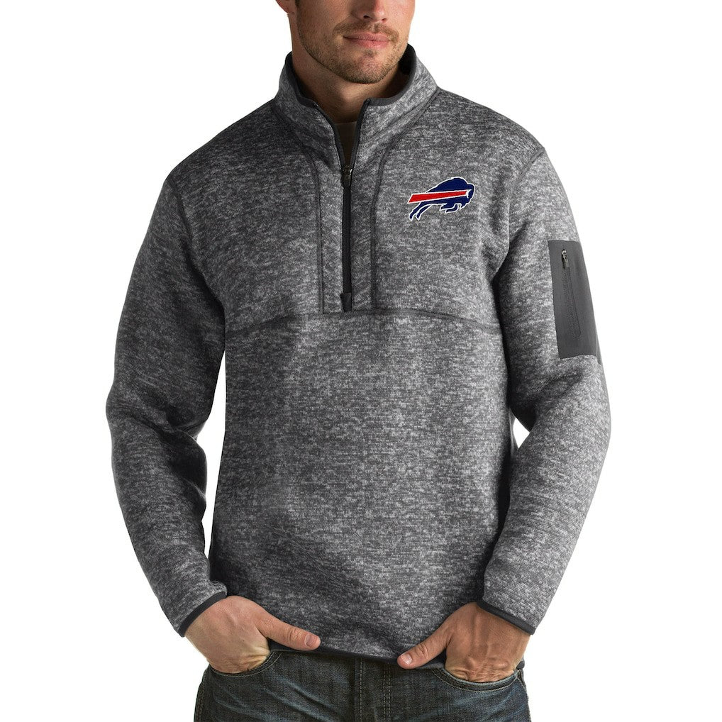 Buffalo Bills  Antigua Fortune Big & Tall Quarter-Zip Pullover Jacket