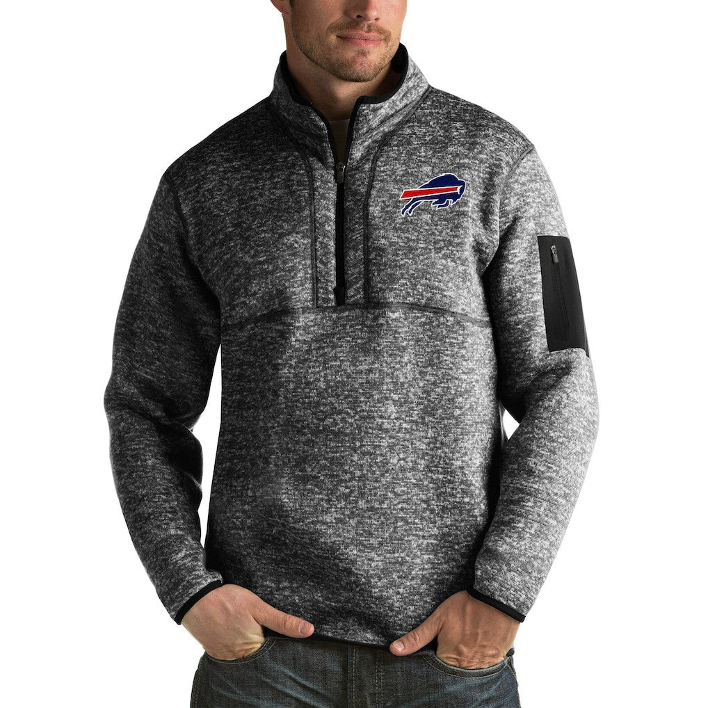 Buffalo Bills  Antigua Fortune Big & Tall Quarter-Zip Pullover Jacket
