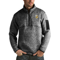 Minnesota Vikings  Antigua Fortune Big & Tall Quarter-Zip Pullover Jacket