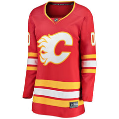 Calgary Flames Fanatics Women's Home Breakaway Custom Jersey For Sale