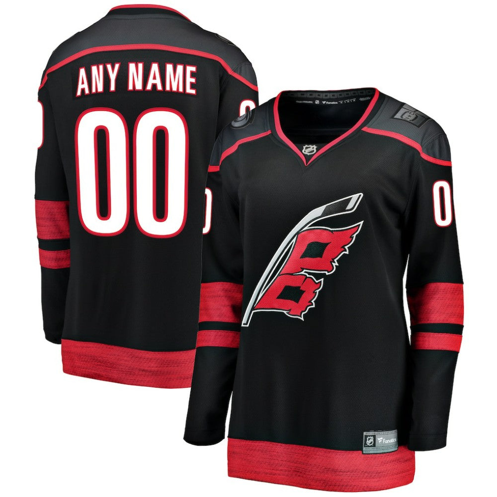 Carolina Hurricanes Fanatics Women's Home Breakaway Custom Jersey Sale