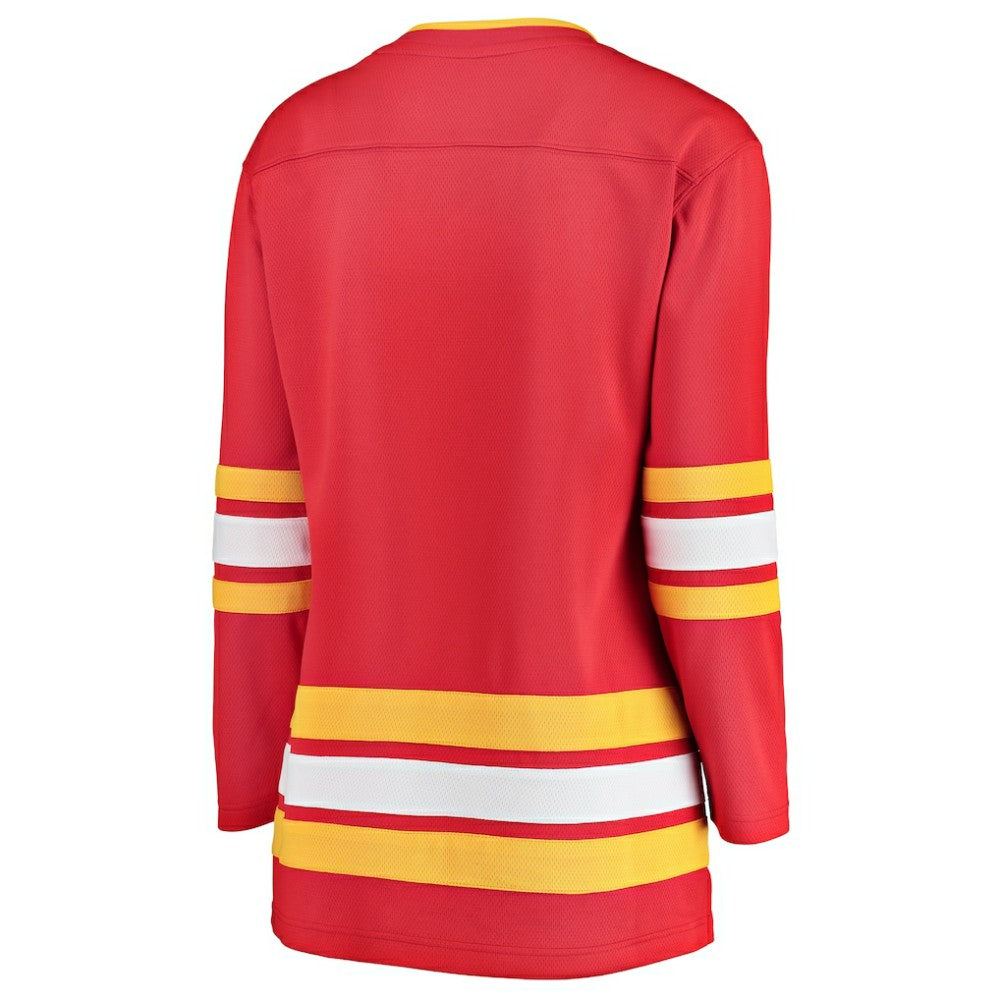 Calgary Flames Fanatics Women's Home Breakaway Jersey On Sale