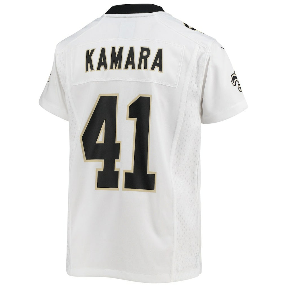 New Orleans Saints Nike Alvin Kamara  Youth Game Jersey