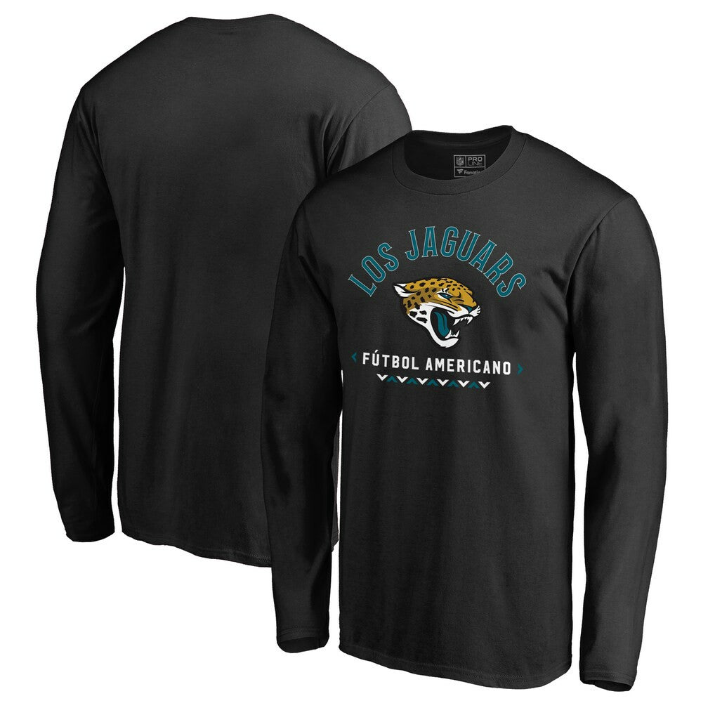 Jacksonville Jaguars  Futbol Americano Long Sleeve T-Shirt