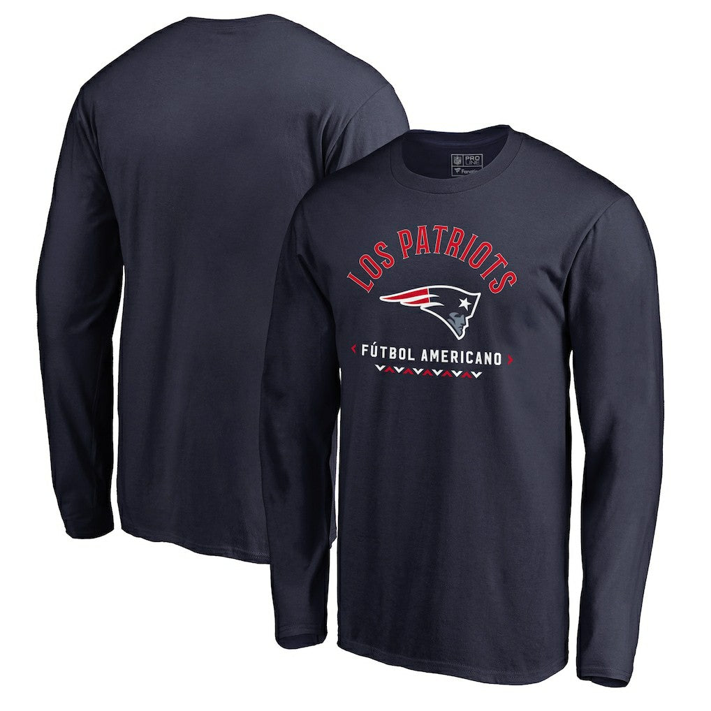 New England Patriots  Futbol Americano Long Sleeve T-Shirt