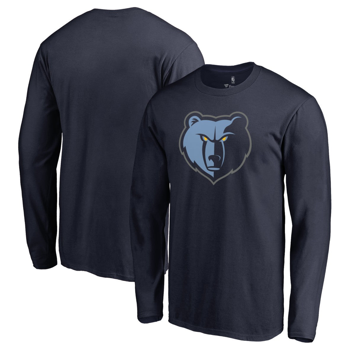 Memphis Grizzlies New Primary Logo Long Sleeve T-Shirt Outlet